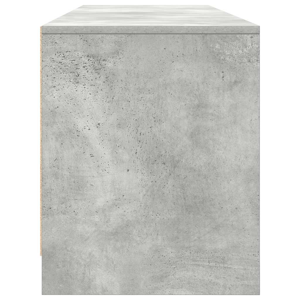 Tv-meubel 188,5x41x50 cm spaanplaat betongrijs
