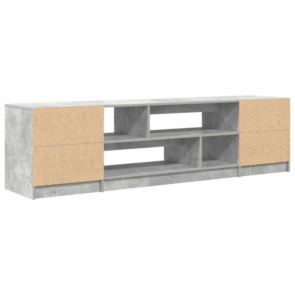 Tv-meubel 188,5x41x50 cm spaanplaat betongrijs