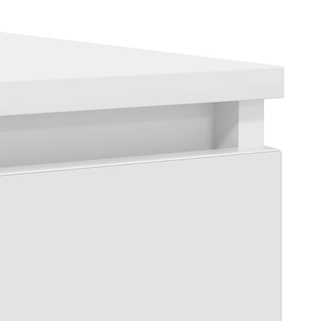 Dressoir met lades 100,5x35x98,5 cm spaanplaat wit