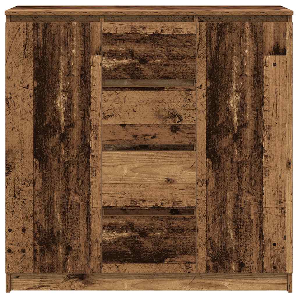 Dressoir met lades 100,5x35x98,5 cm bewerkt hout oud hout