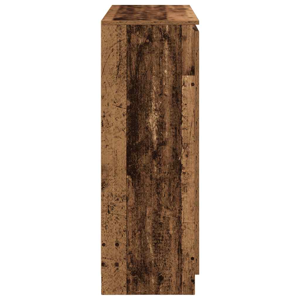 Dressoir met lades 100,5x35x98,5 cm bewerkt hout oud hout