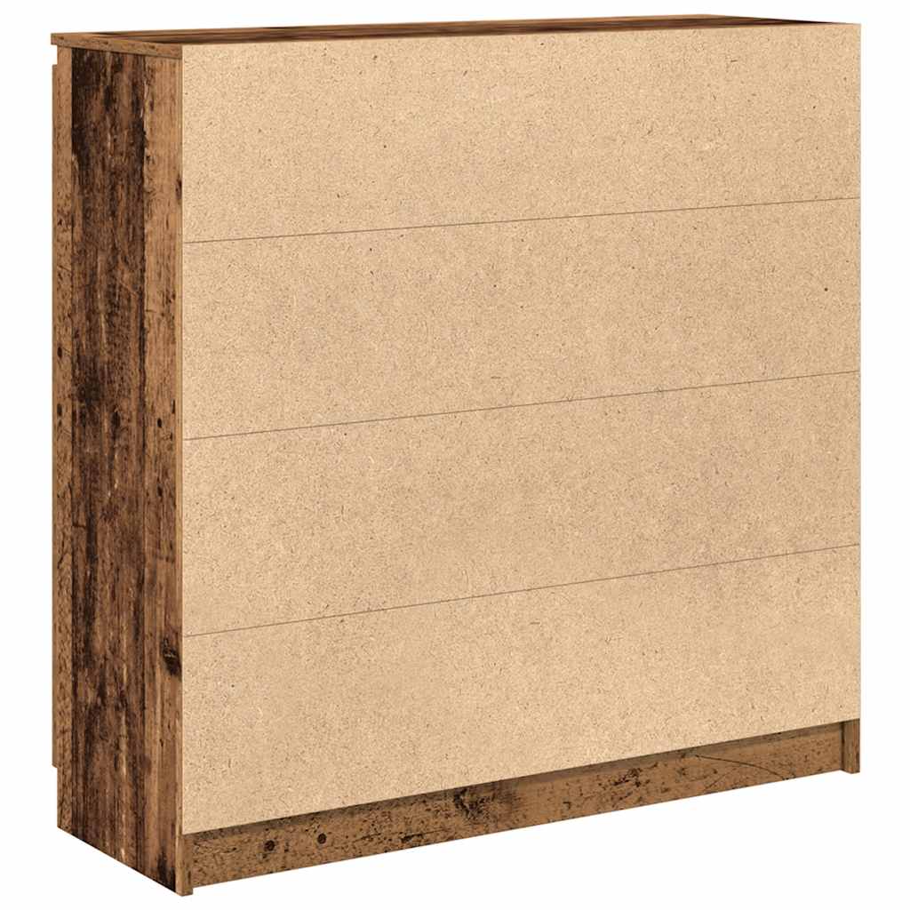 Dressoir met lades 100,5x35x98,5 cm bewerkt hout oud hout