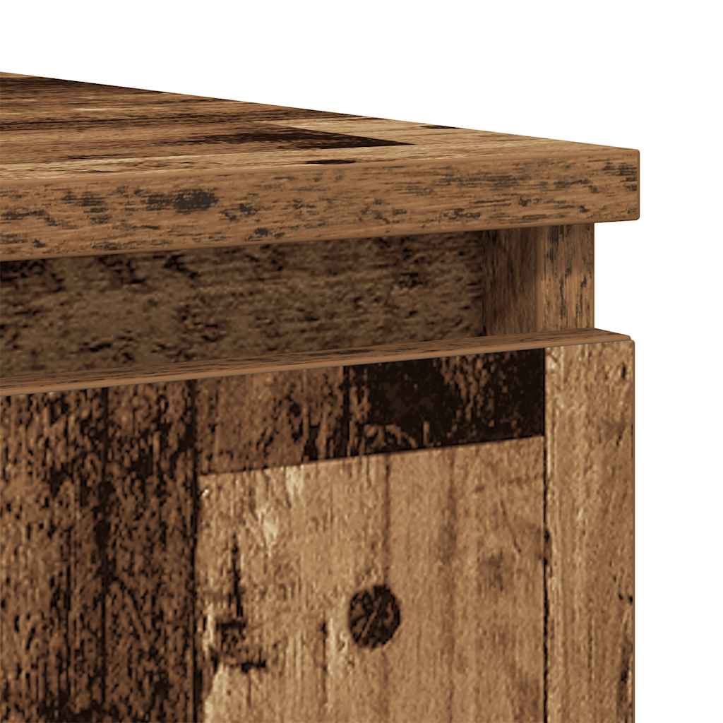 Dressoir met lades 100,5x35x98,5 cm bewerkt hout oud hout