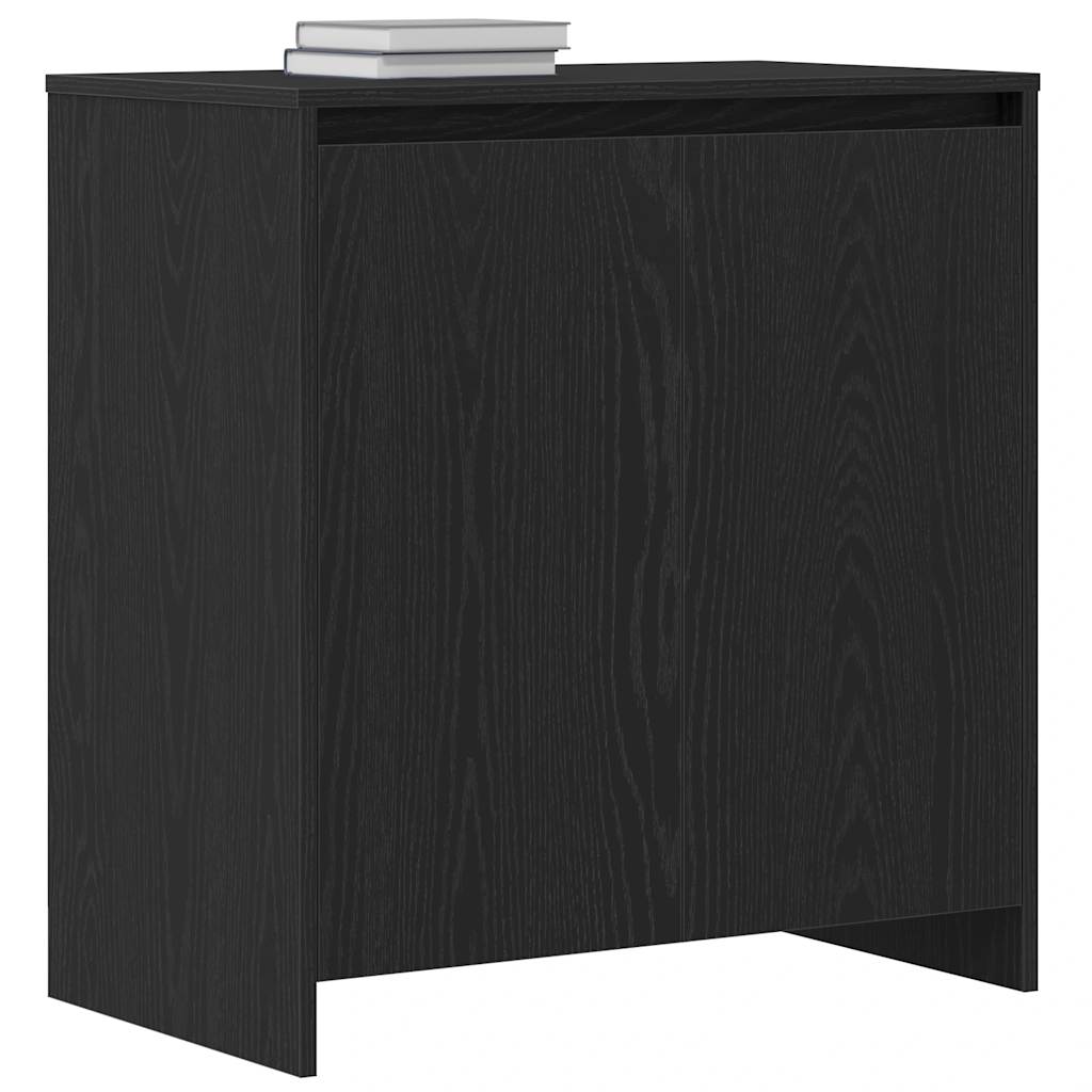 Dressoir 70x41x75 cm bewerkt hout zwart eikenkleur