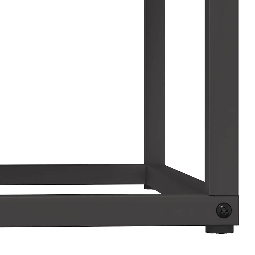 Brandhoutrek 69,5x35x81 cm koudgewalst staal zwart