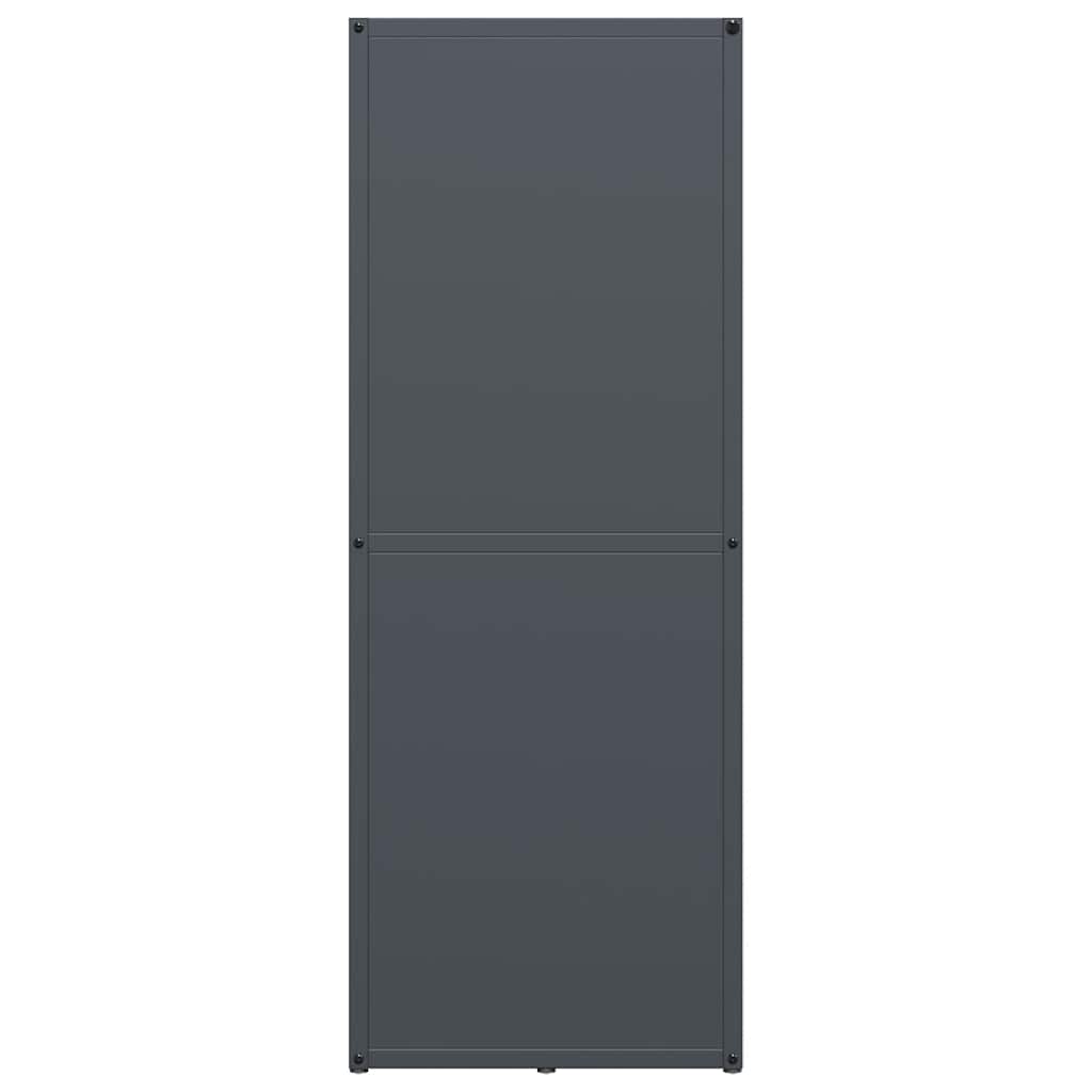 Brandhoutrek 40x30x80 cm koudgewalst staal antraciet