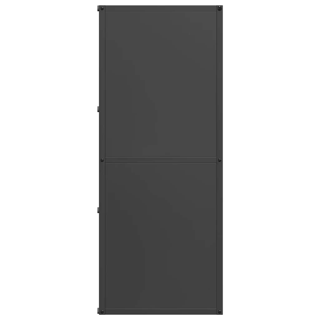 Brandhoutrek 40x30x75 cm koudgewalst staal zwart