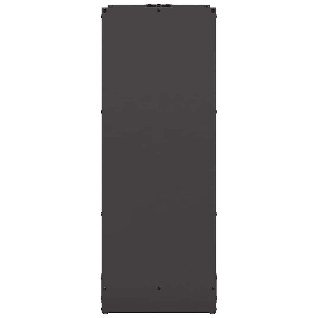 Brandhoutrek 40x30x80 cm koudgewalst staal zwart