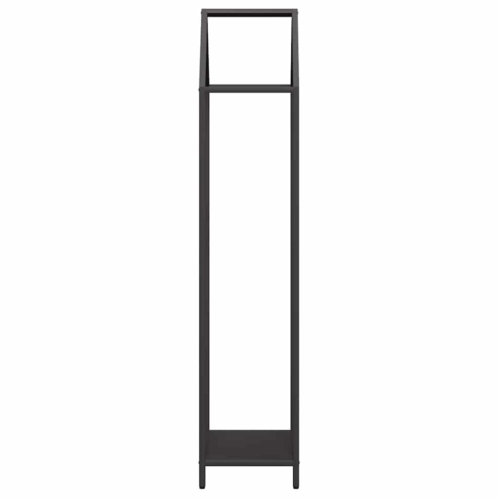 Brandhoutrek 40x25x120 cm koudgewalst staal zwart