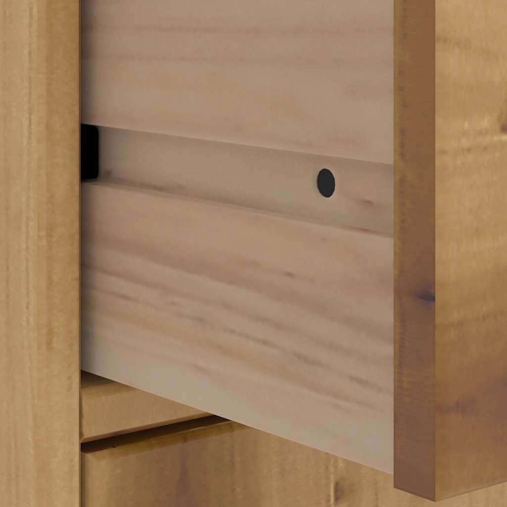 Bijzetkasten 4 st ODDA 40x24x79 cm massief grenenhout