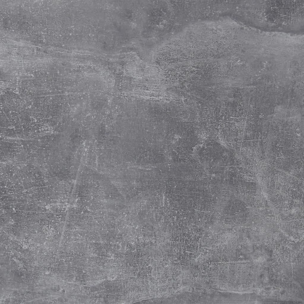 Kast met 2 deuren 80x34,9x89,9 cm wit en betonkleurig