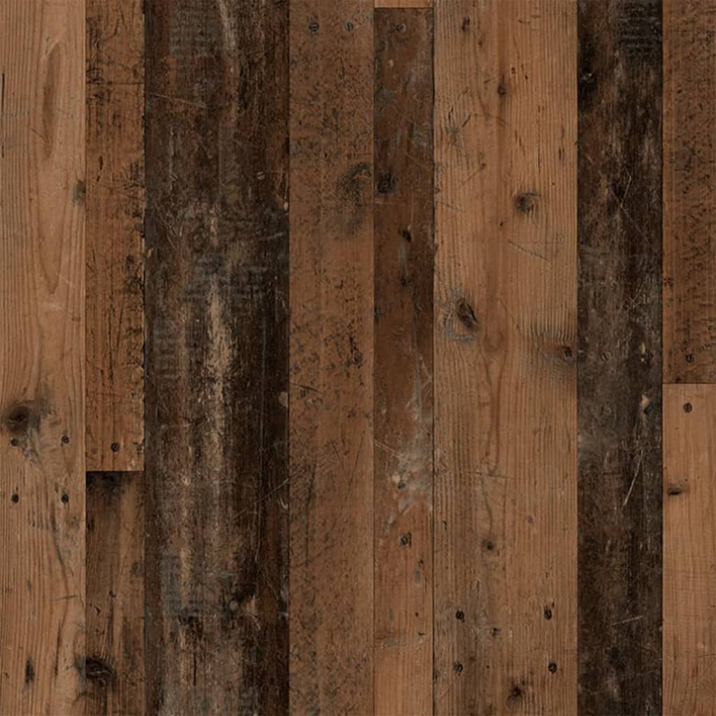 Kast met 2 deuren 80x34,9x89,9 cm grijs en old style
