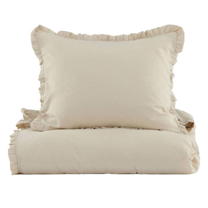 Dekbedovertrek Lias 200x150 cm katoen beige