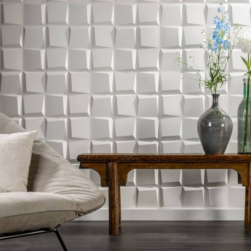 Wallart 3D Wandpanelen Oberon 12 Stuks Ga-Wa21
