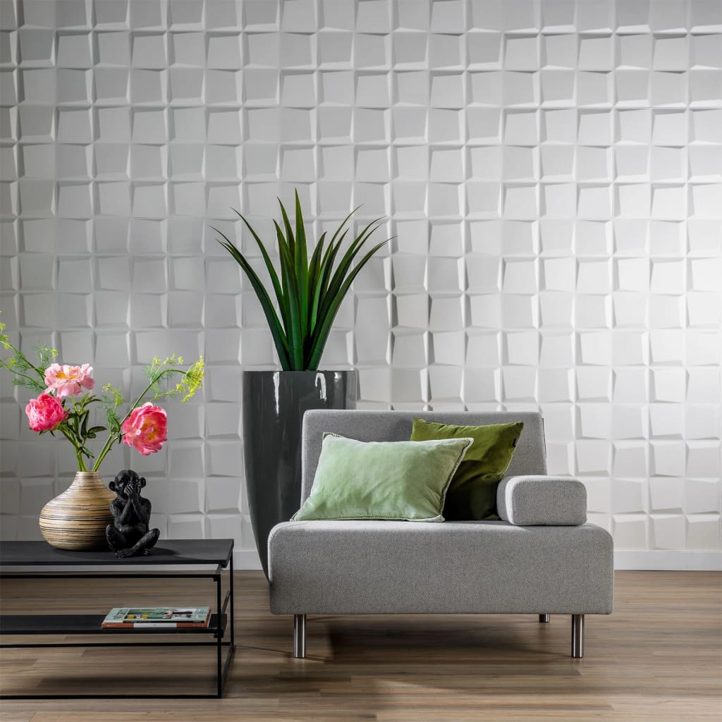 Wallart 3D Wandpanelen Oberon 12 Stuks Ga-Wa21