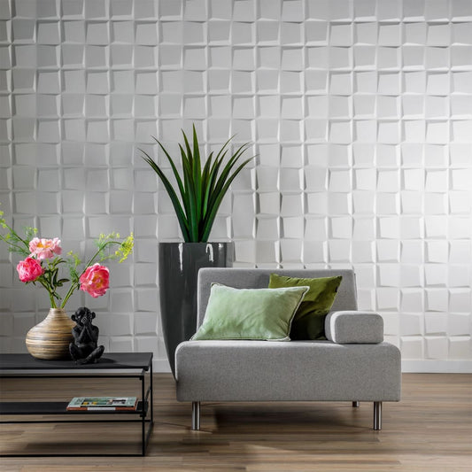 Wallart 3D Wandpanelen Oberon 12 Stuks Ga-Wa21