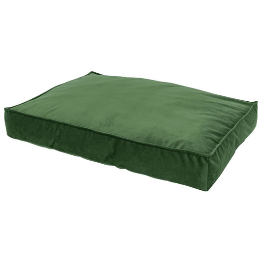 Madison Hondenkussen Velvet 100 x 70 x 15 cm Groen