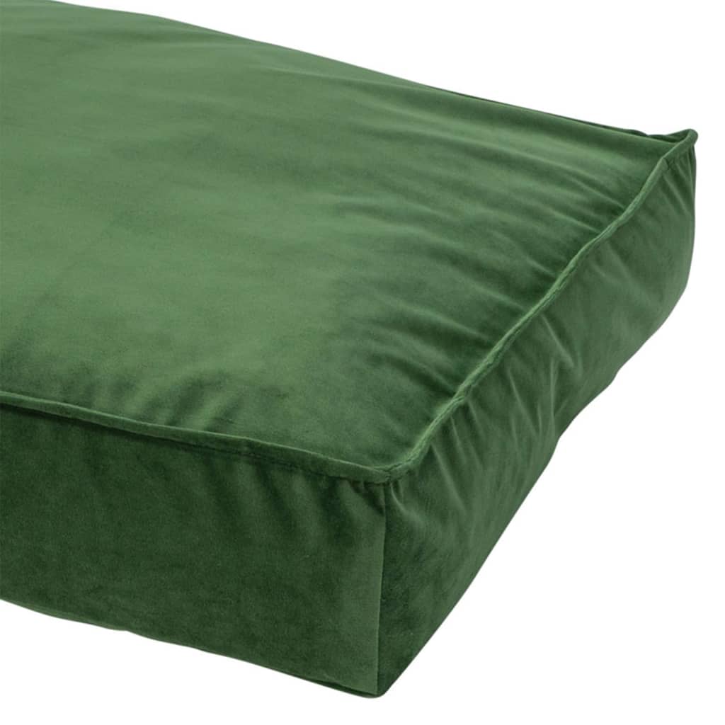 Madison Hondenkussen Velvet 100 x 70 x 15 cm Groen