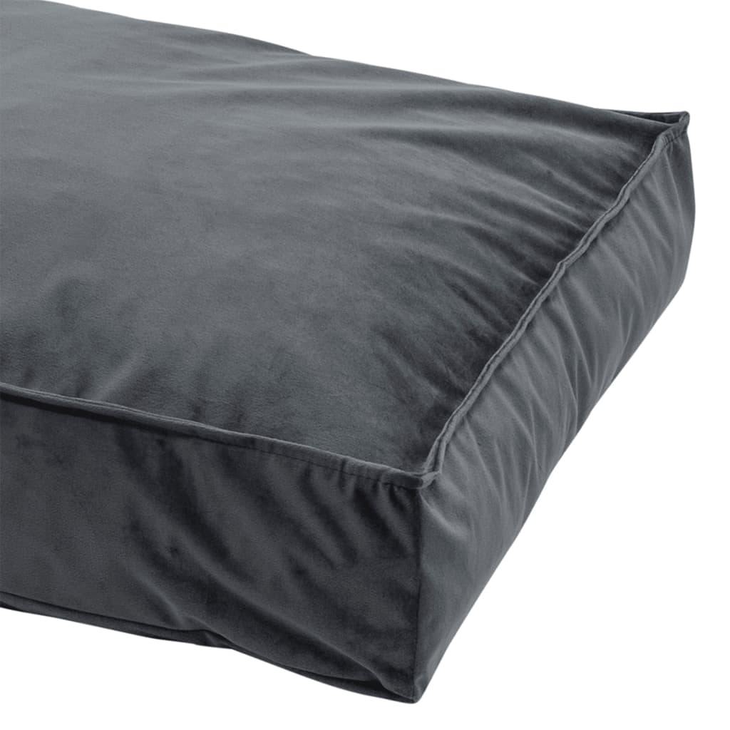 Madison Hondenkussen Velvet 120 x 90 x 15 cm Grijs