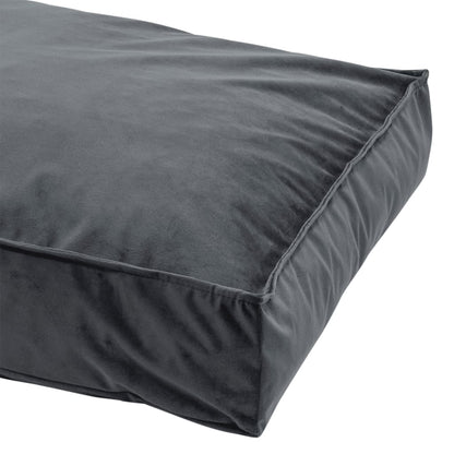 Madison Hondenkussen Velvet 120 x 90 x 15 cm Grijs