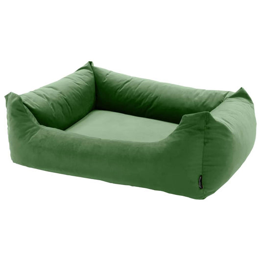 Madison Hondenbed Velvet 80 x 67 x 22 cm Groen
