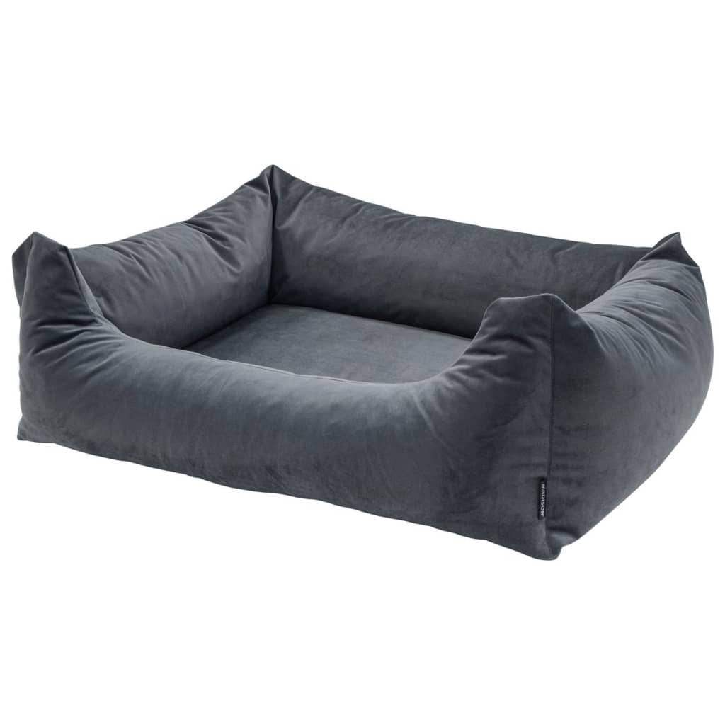 Madison Hondenbed Velvet 100 x 80 x 25 cm Grijs