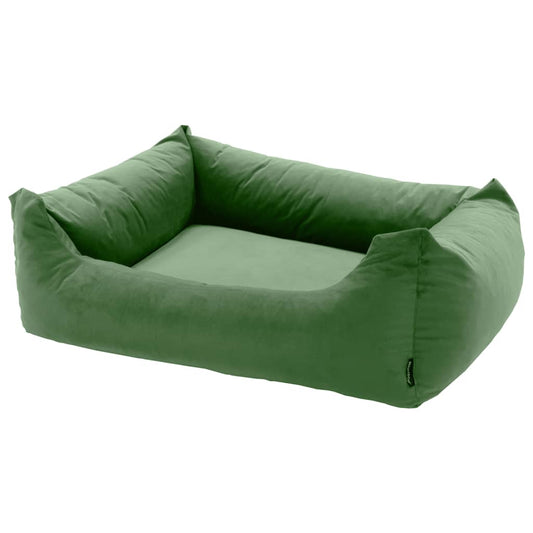 Madison Hondenbed Velvet 120 x 95 x 28 cm Groen