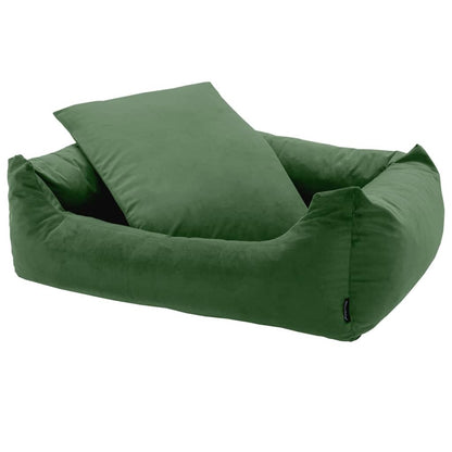 Madison Hondenbed Velvet 120 x 95 x 28 cm Groen