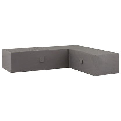 Loungesethoes 255x255x70 cm grijs