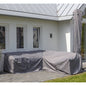 Loungesethoes 255x255x70 cm grijs