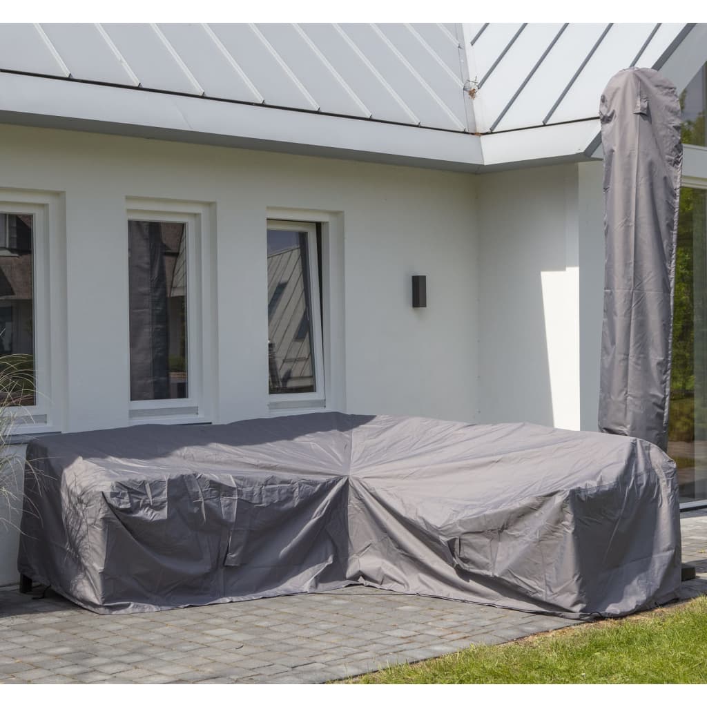 Loungesethoes 235x235x70 cm grijs