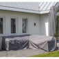 Loungesethoes 235x235x70 cm grijs