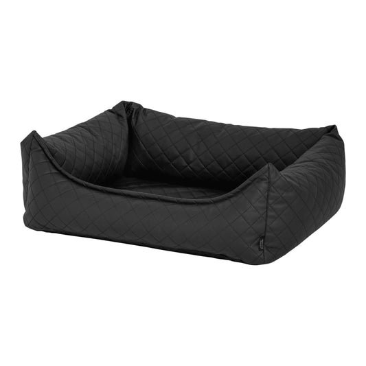 Madison Hondenmand Skai Check Grijs 80 x 67 x 22 cm