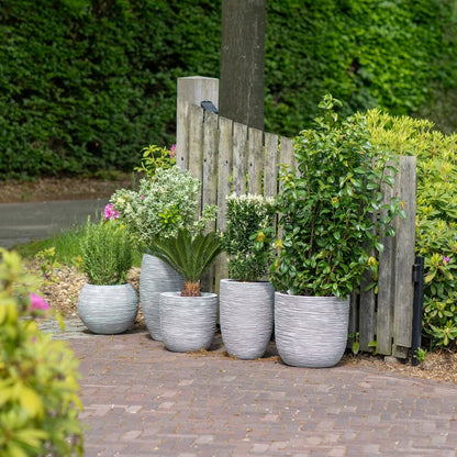Capi Bloempot Nature Rib Elegant Deluxe Kleur Kofi1131 40 x 60 cm Ivoor