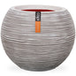 Capi Bloempot Nature Rib Bolvormig Kleurig Kofi270 Ivoor 40 x 32 cm