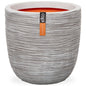 Capi Bloempot Nature Rib Kleurig Kofi932 35 x 34 cm Ivoor