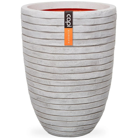 Capi Bloempot Nature Row Elegant Laag Kleurig Krwi782 36 x 47 cm Ivoor