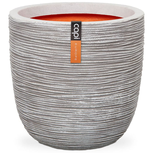 Capi Bloempot Nature Rib Kleurig Kofi935 54 x 52 cm Ivoor