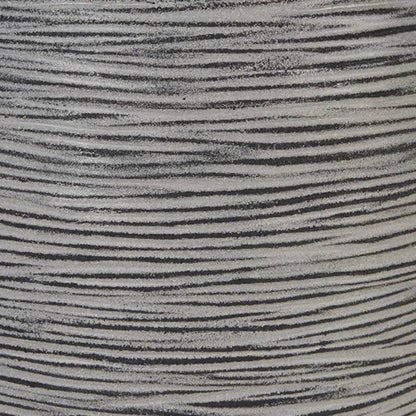 Capi Bloempot Nature Rib Elegant Laag Kofz782 36 x 47 cm Antraciet