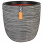 Capi Bloempot Nature Rib Kofz933 43 x 41 cm Antraciet