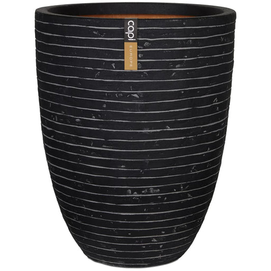 Capi Bloempot Nature Row Elegant Laag Krwz782 36 x 47 cm Antraciet