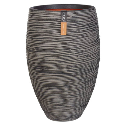 Capi Bloempot Nature Rib Elegant Deluxe 45 x 72 cm Antraciet