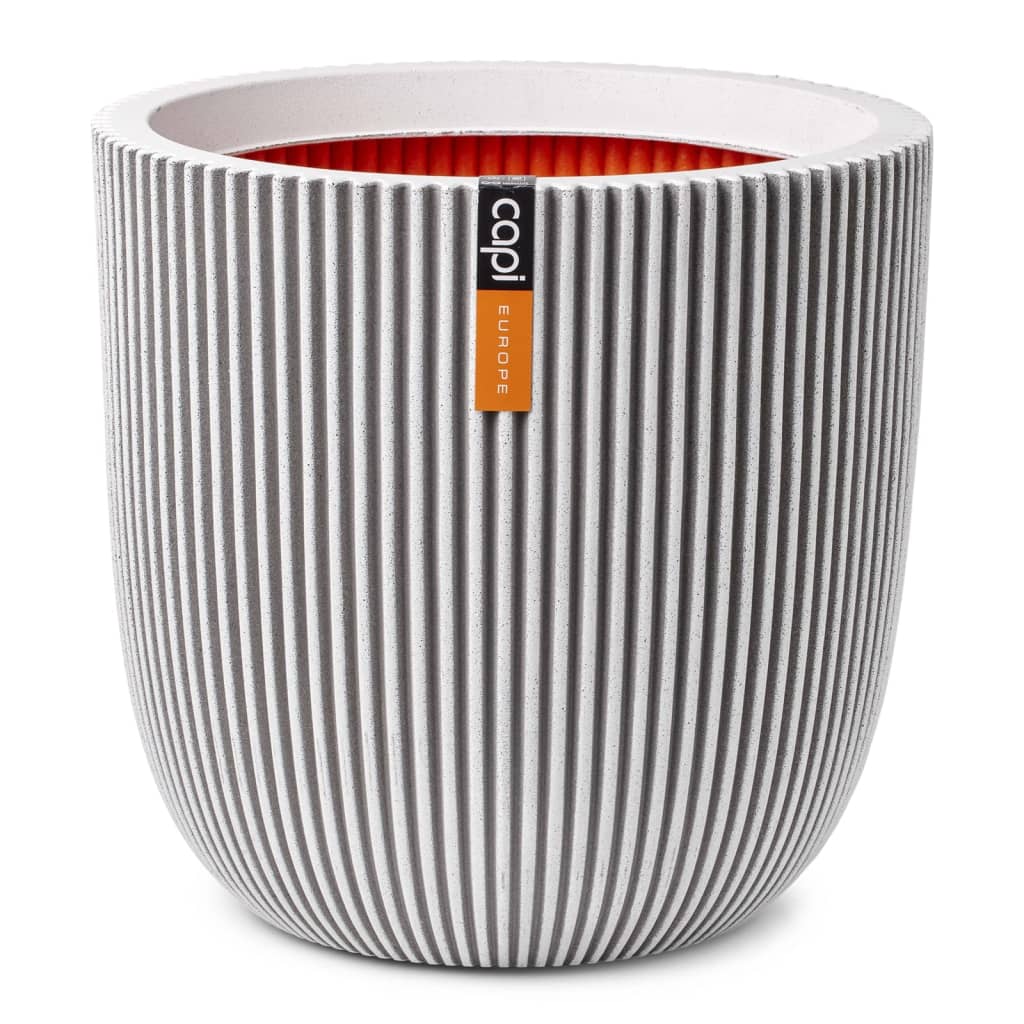 Capi Bloempot Groove 43X41 Cm Kleurig Ø 43 x 41 cm Ivoor