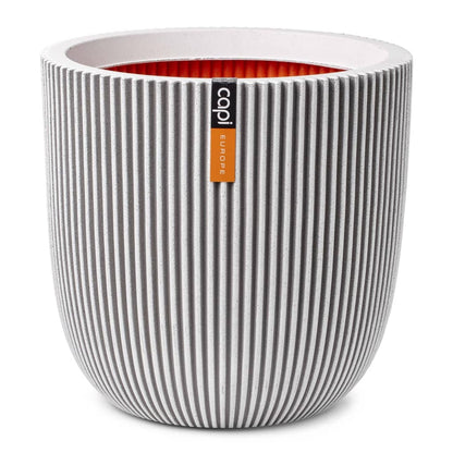 Capi Bloempot Groove 43X41 Cm Kleurig Ø 43 x 41 cm Ivoor