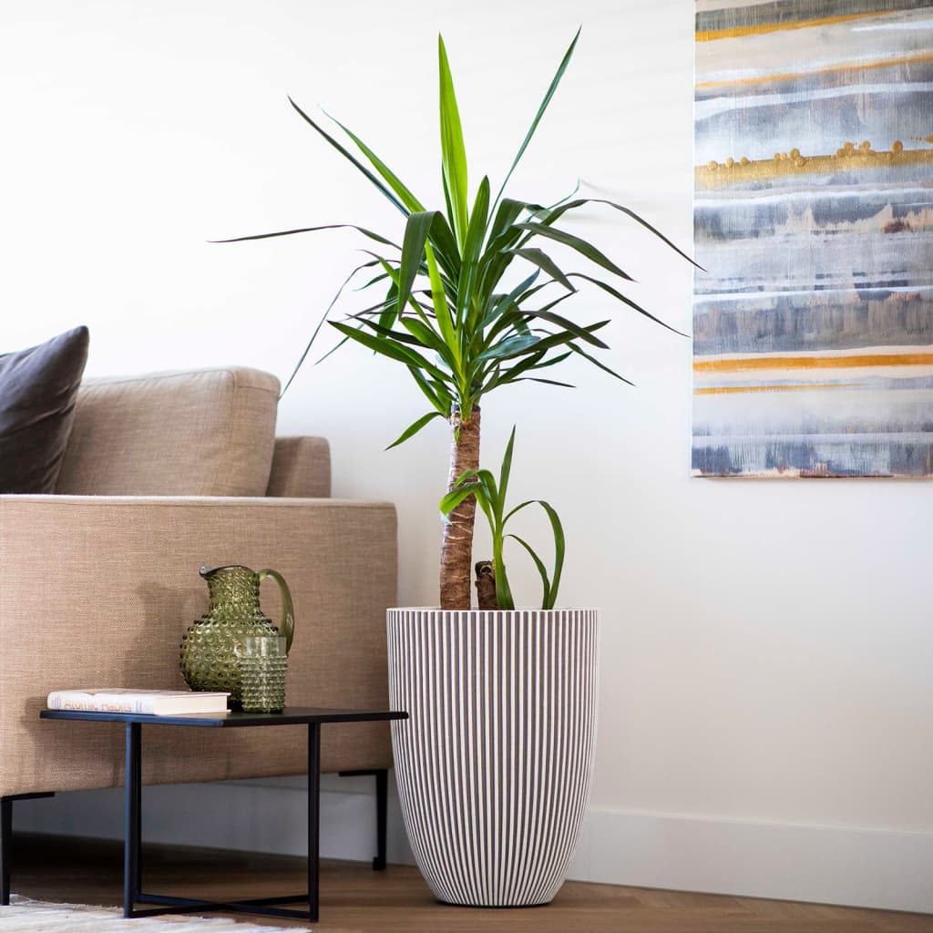 Capi Bloempot Groove Elegant 34X46 Cm Kleurig Ø 34 x 46 cm Ivoor