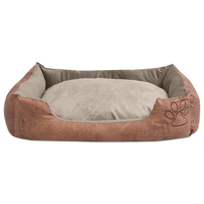 Vidax Hondenbed Kussen Pu-Kunsteer Maat l