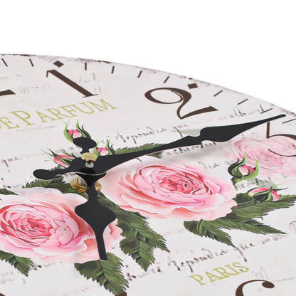 Wandklok Vintage Stijl Bloemen 30 cm Gebloemd