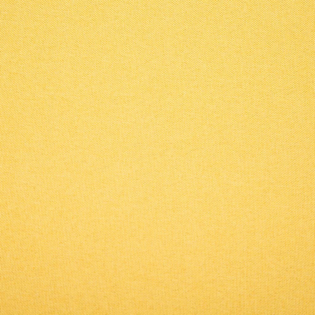 Driezitsbank 172x70x82 cm stof geel