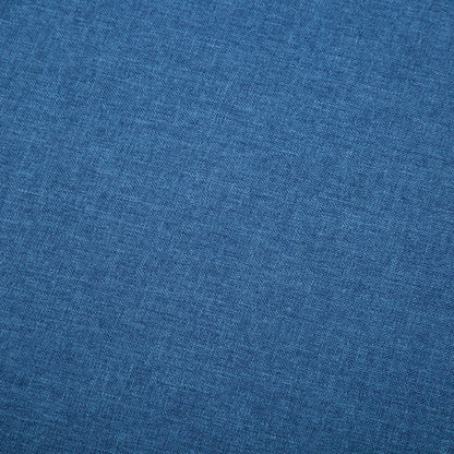 Driezitsbank 172x70x82 cm stof blauw