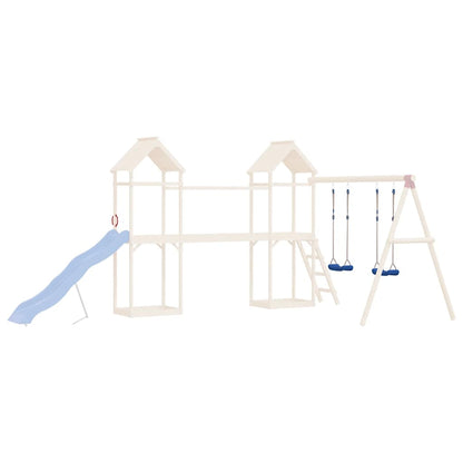 Schommelzitjes 2 st met touwen 37x15 cm polyetheen blauw